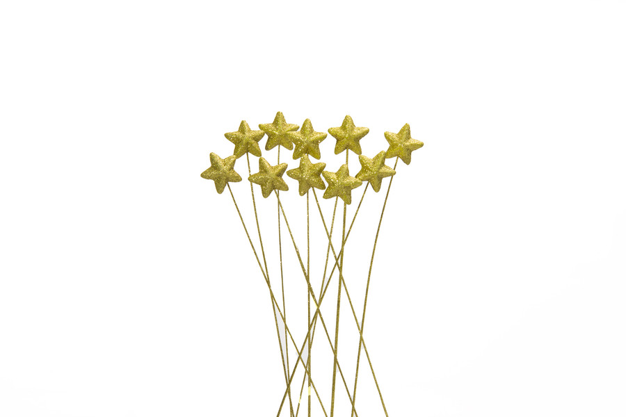 5-7in Tall Patria Pillar Candles (3 Set) - Gold