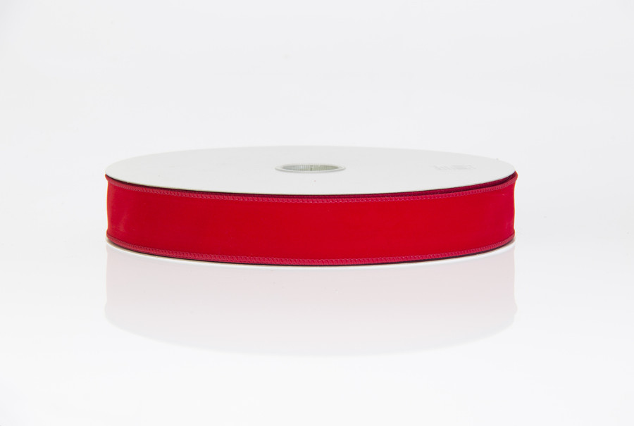 #9 Value Velvet WE Ribbon (50yd) - Red