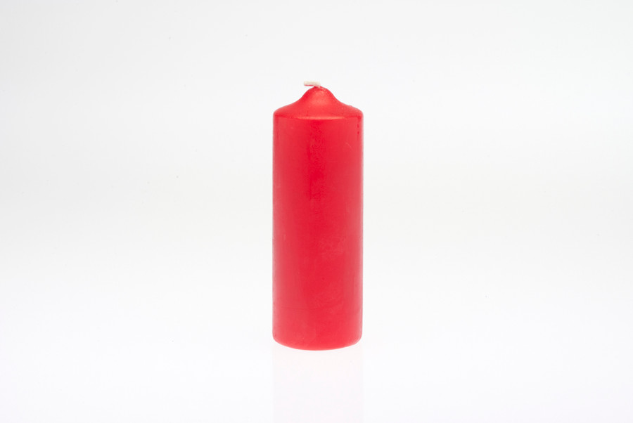 2x6in Pillar Candle - Red