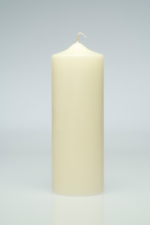 3x8in Pillar Candle - Ivory