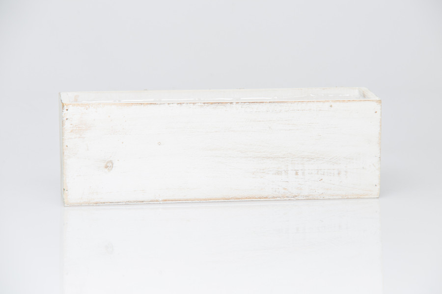 12in Long Rectangular Wood Planter - Nantucket
