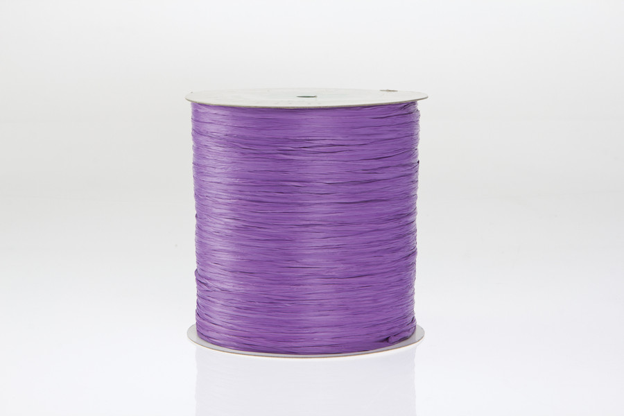 Raffia Wrap Ribbon (500yd) - Dark Purple