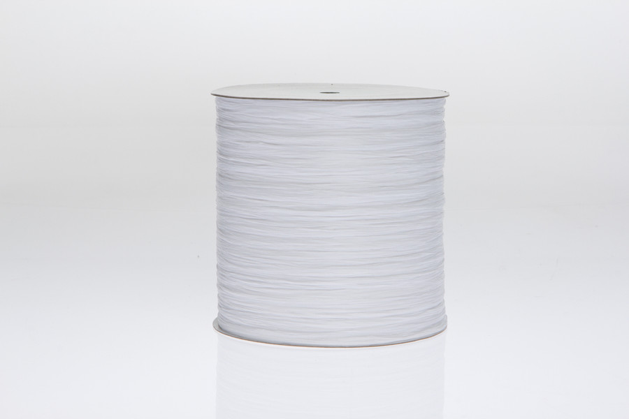 Raffia Wrap Ribbon (500yd) - White