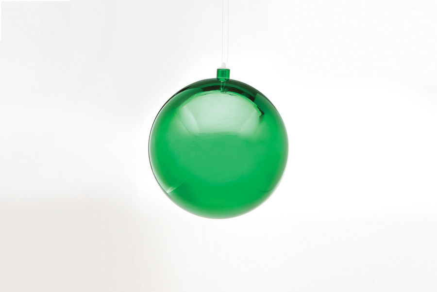 150mm Plastic Display Ball - Shiny Emerald
