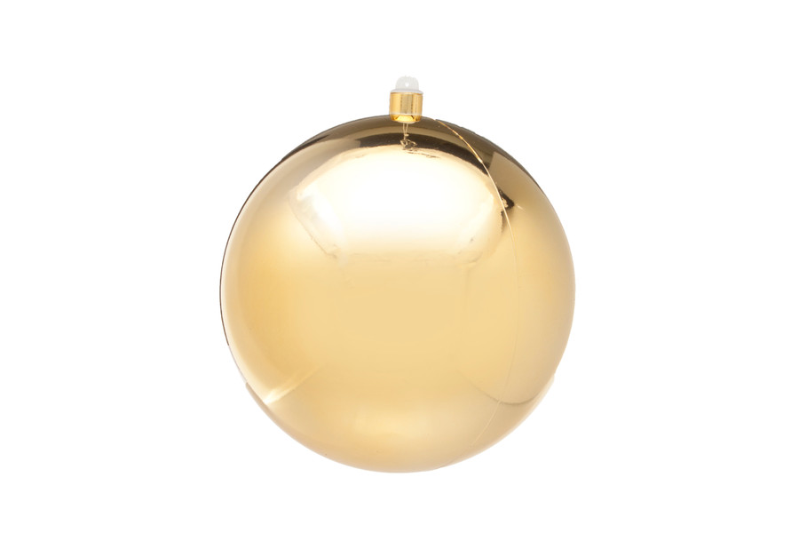 200mm Plastic Display Ball - Shiny Gold