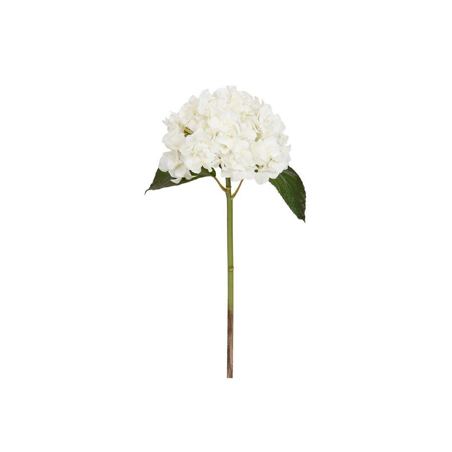 18in Short Stem Hydrangea - White