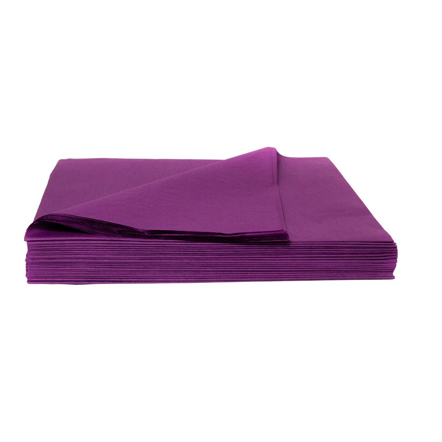 20x30in Unwaxed Tissue Paper (480 Sheets) - Plum