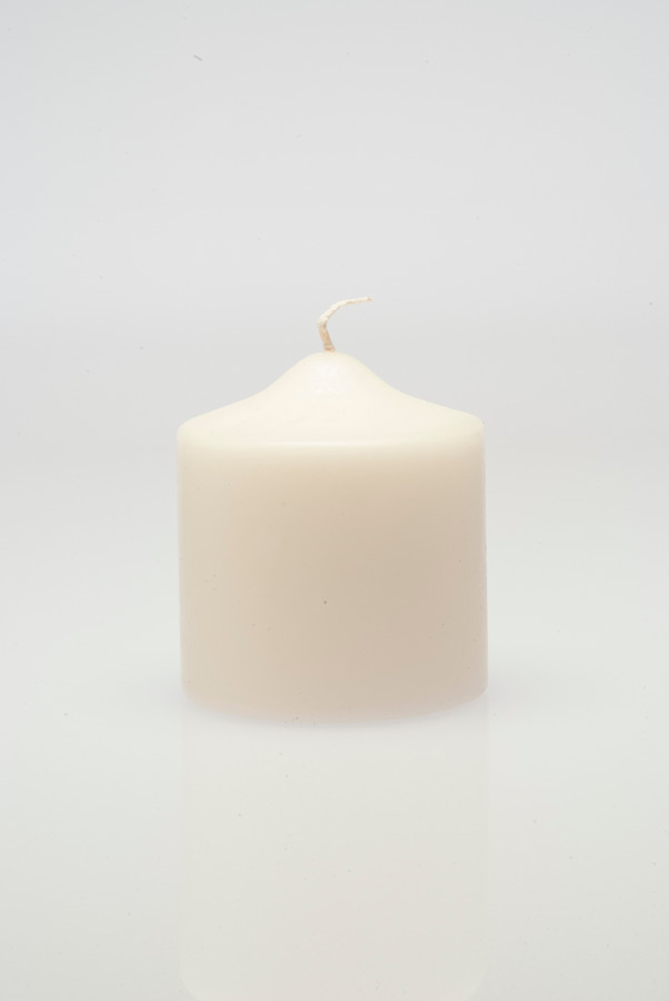 3x4in Pillar Candle - Ivory