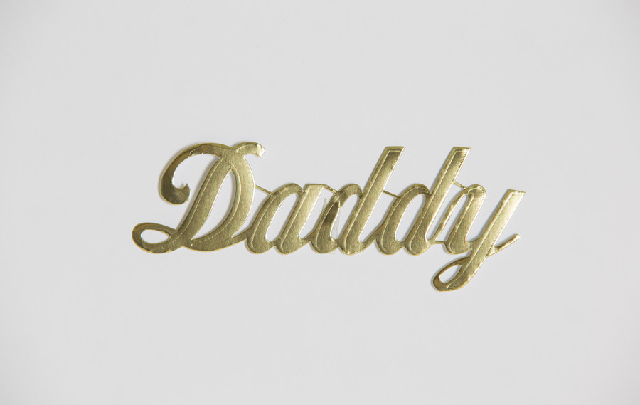Decorative Word Script (Pack of 10) - Daddy