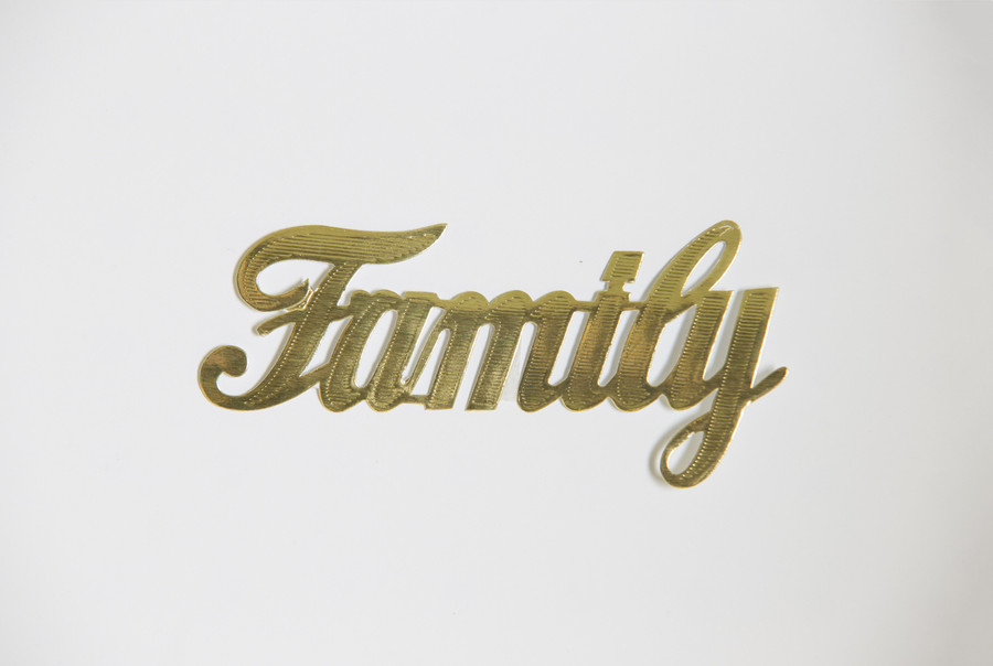 Decorative Word Script (Pack of 10) - Family