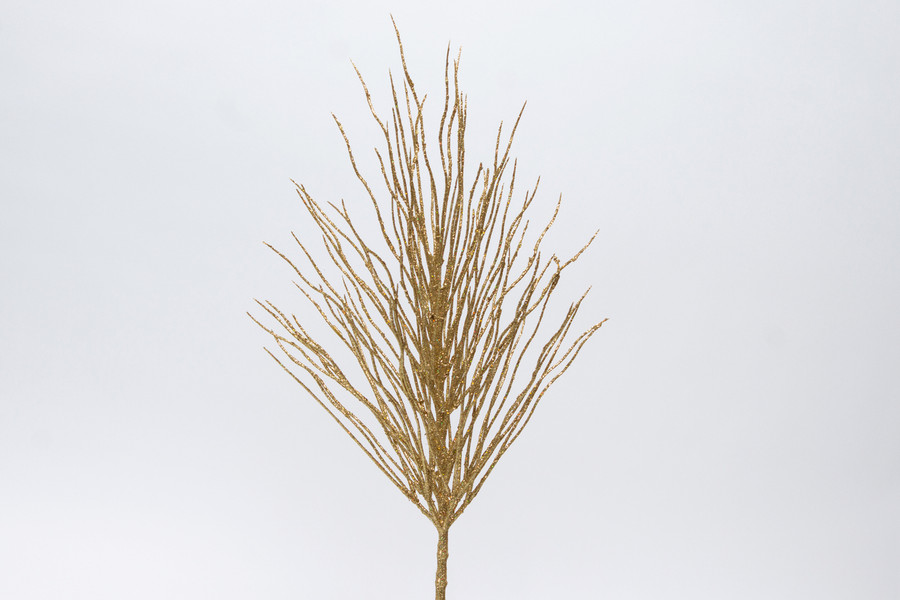 26in Glitter Coral Spray - Gold