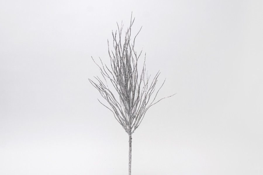 26in Glitter Coral Spray - Silver