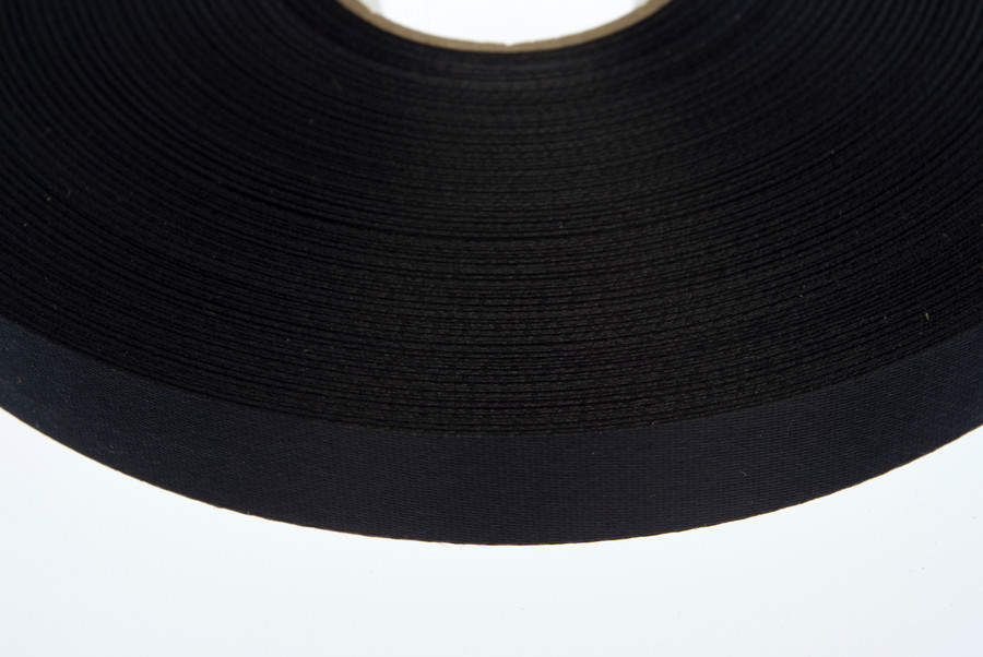 #3 Plain Satin Ribbon (100yd) - Black