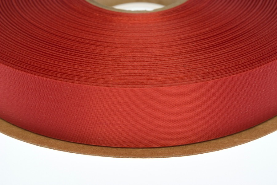 #5 Plain Satin Ribbon (100yd) - Red