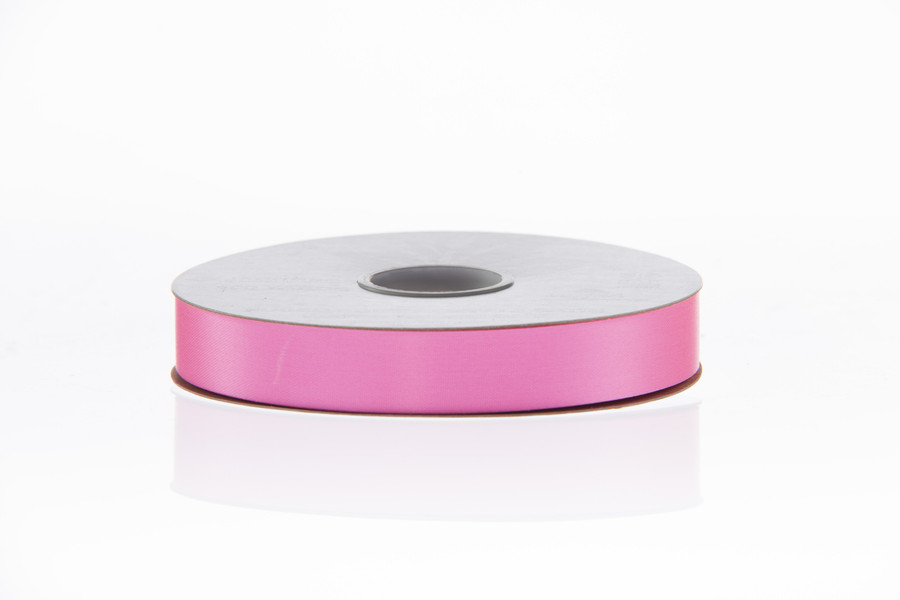 #5 Plain Satin Ribbon (100yd) - Magenta