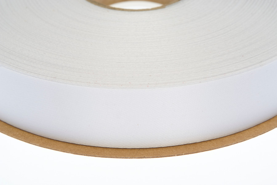 #5 Plain Satin Ribbon (100yd) - White