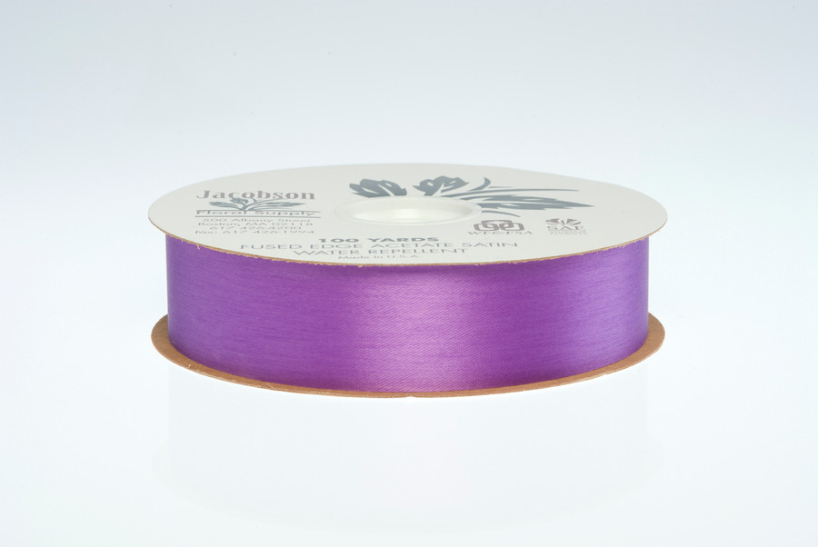 #9 Plain Satin Ribbon (100yd) - Purple