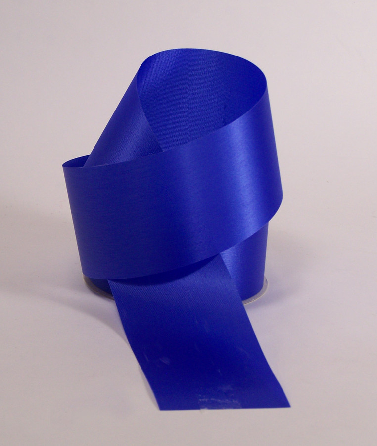 #40 Plain Satin Ribbon (50yd) - Royal