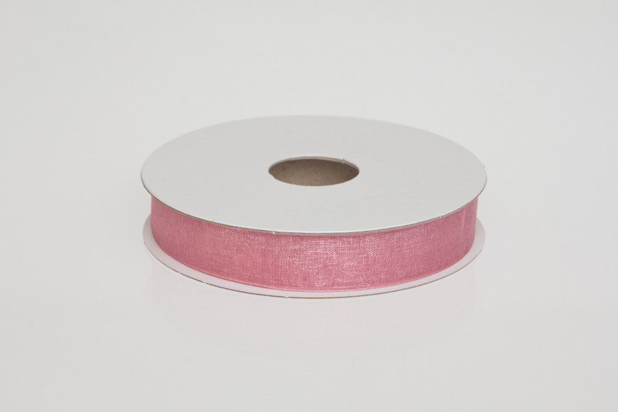 #3 Chiffon Organza Ribbon (25yd) - Mauve