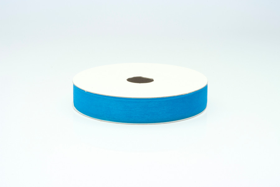 #3 Chiffon Organza Ribbon (25yd) - Turquoise