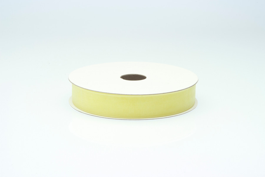 #3 Chiffon Organza Ribbon (25yd) - Yellow