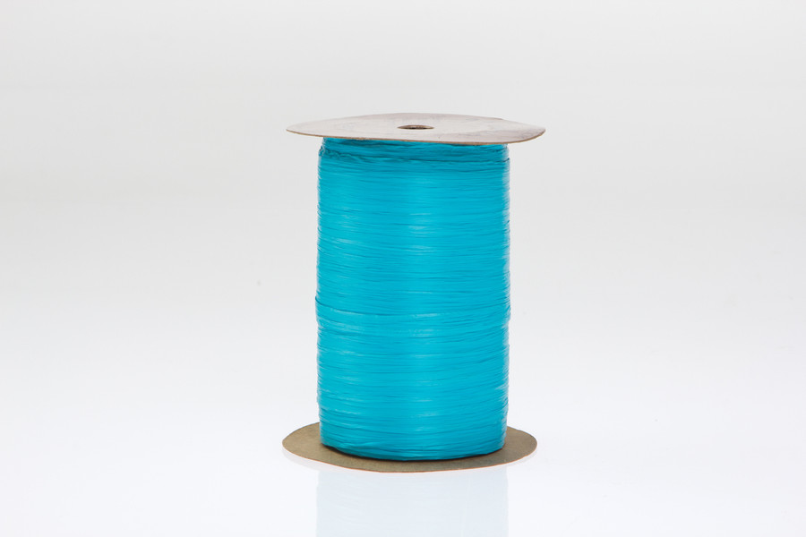 Raffia Wrap Ribbon (100yd) - Aqua