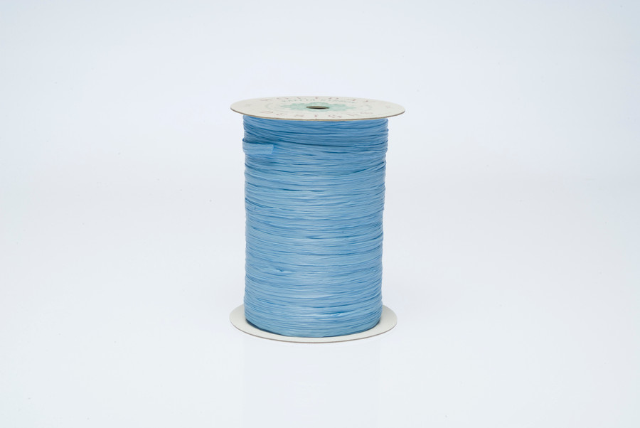 Raffia Wrap Ribbon (100yd) - Blue