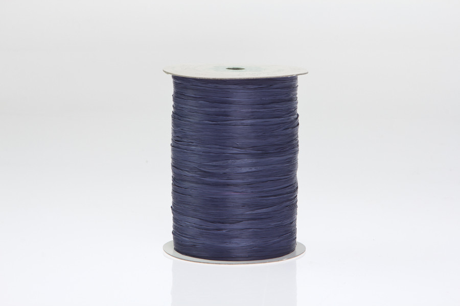 Raffia Wrap Ribbon (100yd) - Navy