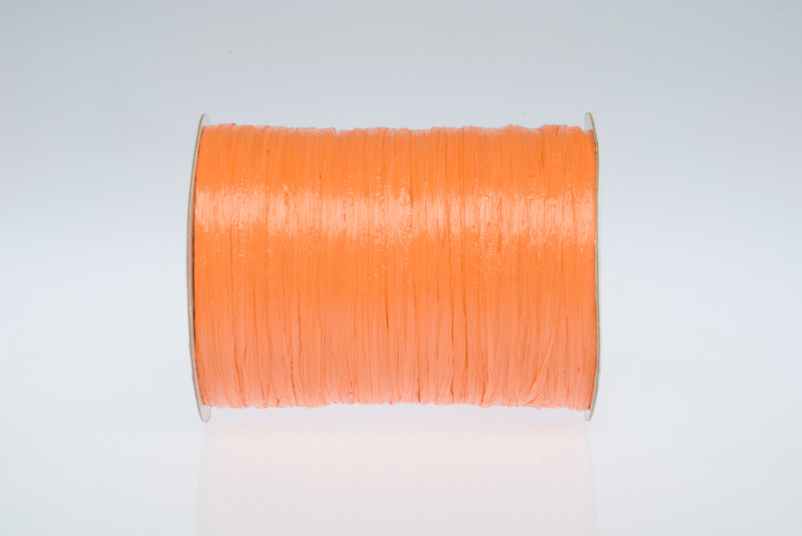 Raffia Wrap Ribbon (100yd) - Orange