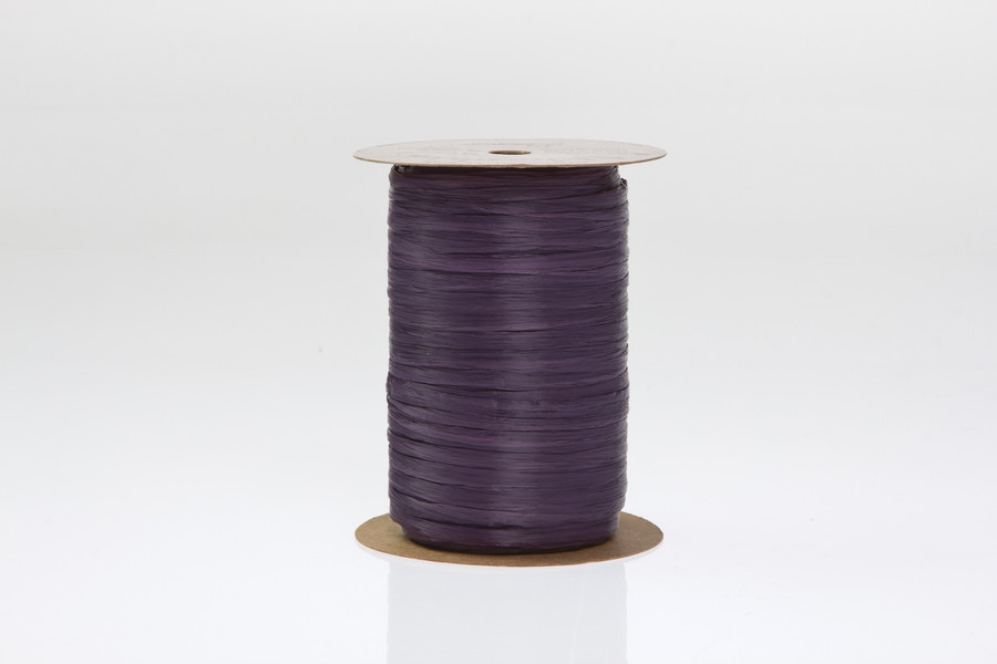 Raffia Wrap Ribbon (100yd) - Plum