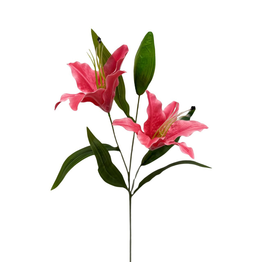 27in Lily Spray X2 - Pink