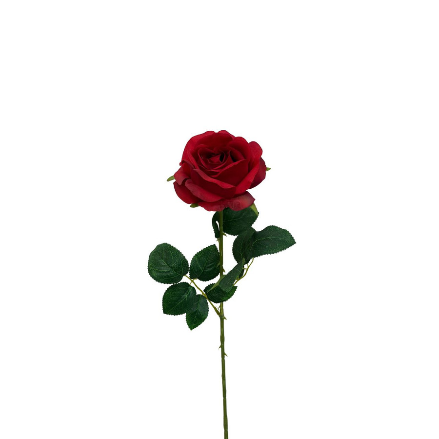 25.5in Rose Spray - Red