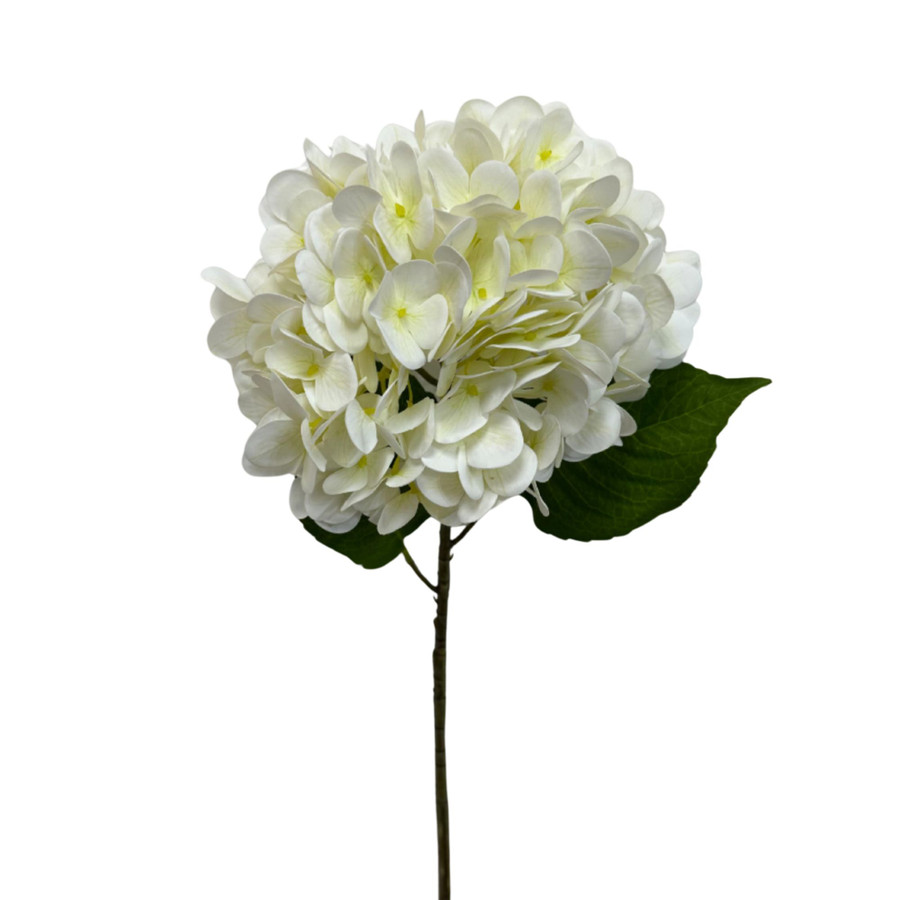 22in Hydrangea Spray - White