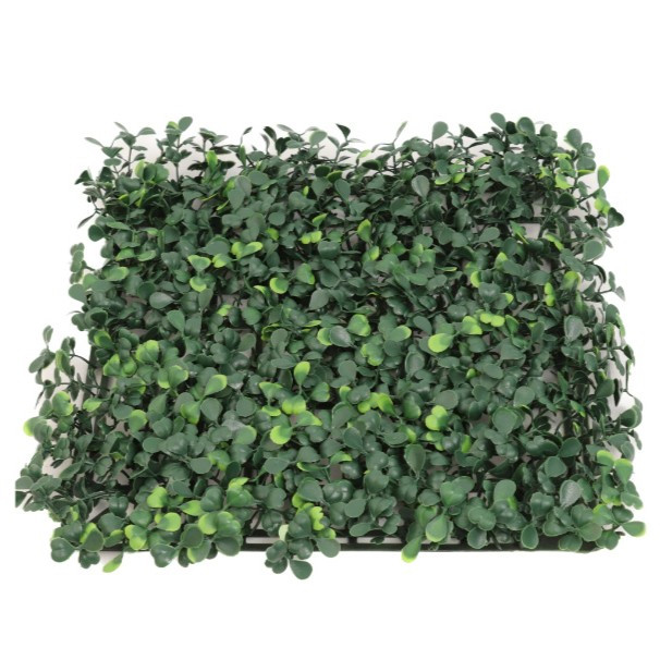 10in Square Boxwood Mat Silk Foliage - Green