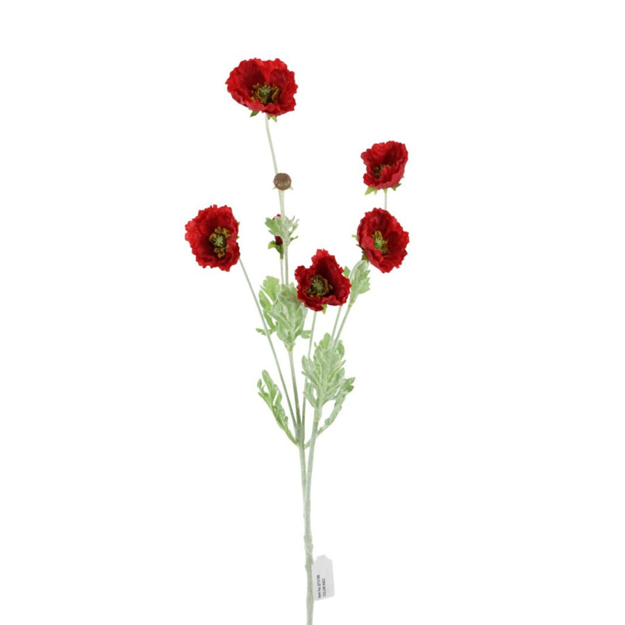 26.5in Poppy Spray - Red