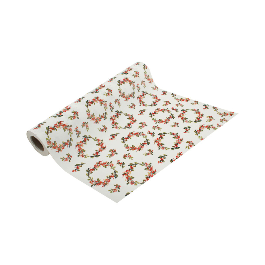 30in Wide Holiday Joy Paper Roll (833ft) - White