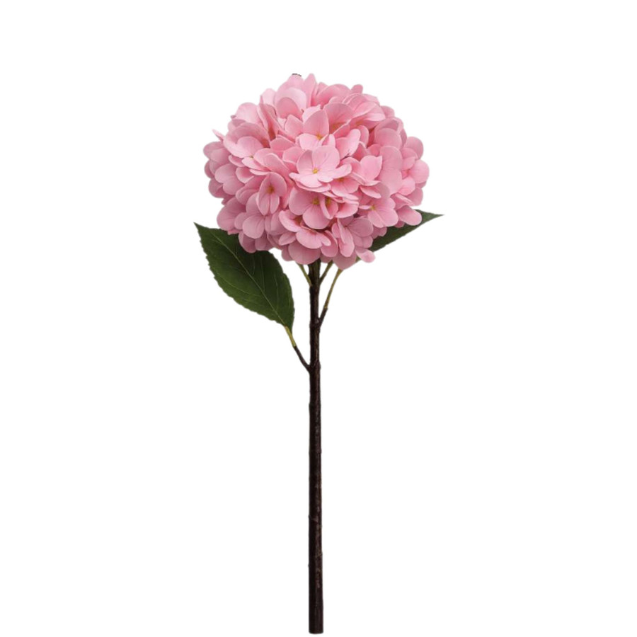 18in Hydrangea Stem - Pink