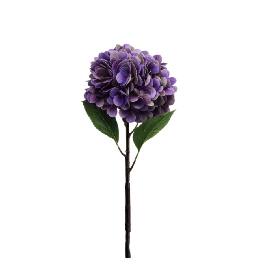 18in Hydrangea Stem - Purple