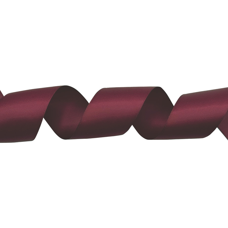 #3 Premium Double Face Satin Ribbon (50yds) - Burgundy