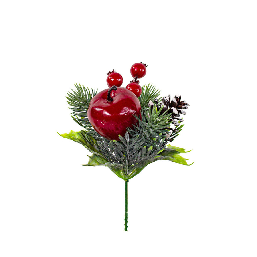 XWRPI 8L APPLE PINECONE HOLLY BERRY PINE PICK