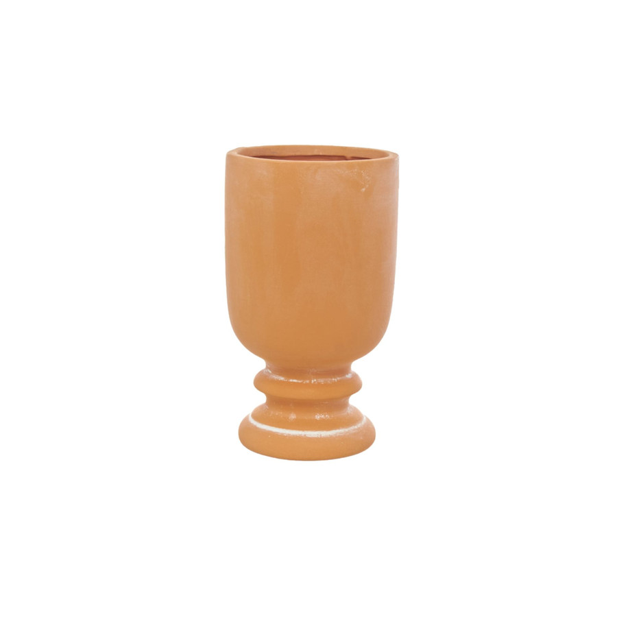 8in Tall Roulea Ceramic Vase - Terra