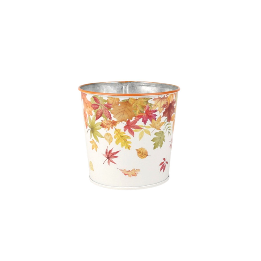 4.7in Fall Harvest Container - Red/Orange/Gold