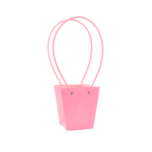 5in Tall Pretty Bag, Water Resistant (Bag of 6) - Pink