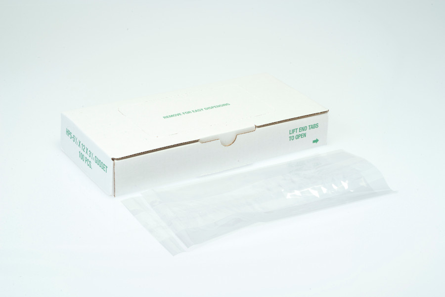 Clear Krystalphane Bag (Pack of 100) - 5.5L x 3.25W x 12H