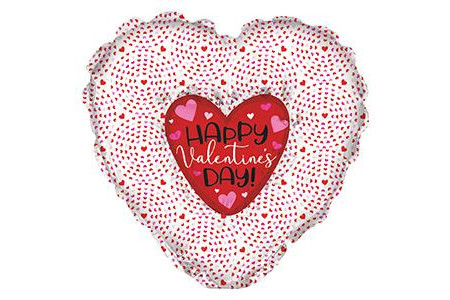 Happy Valentines Day Tiny Hearts Sign