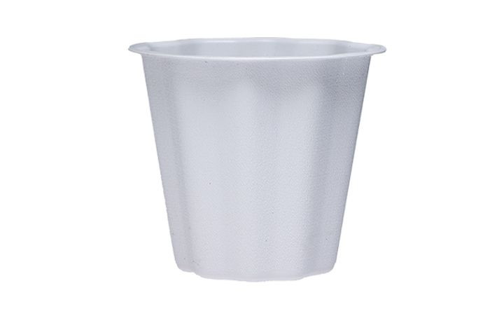 8.5in Wide Plastic Design Container - White