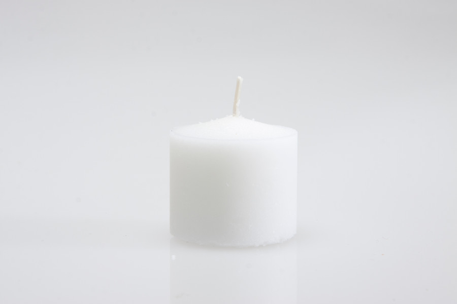 10hr Compressed Votive Candles - White (72pk)