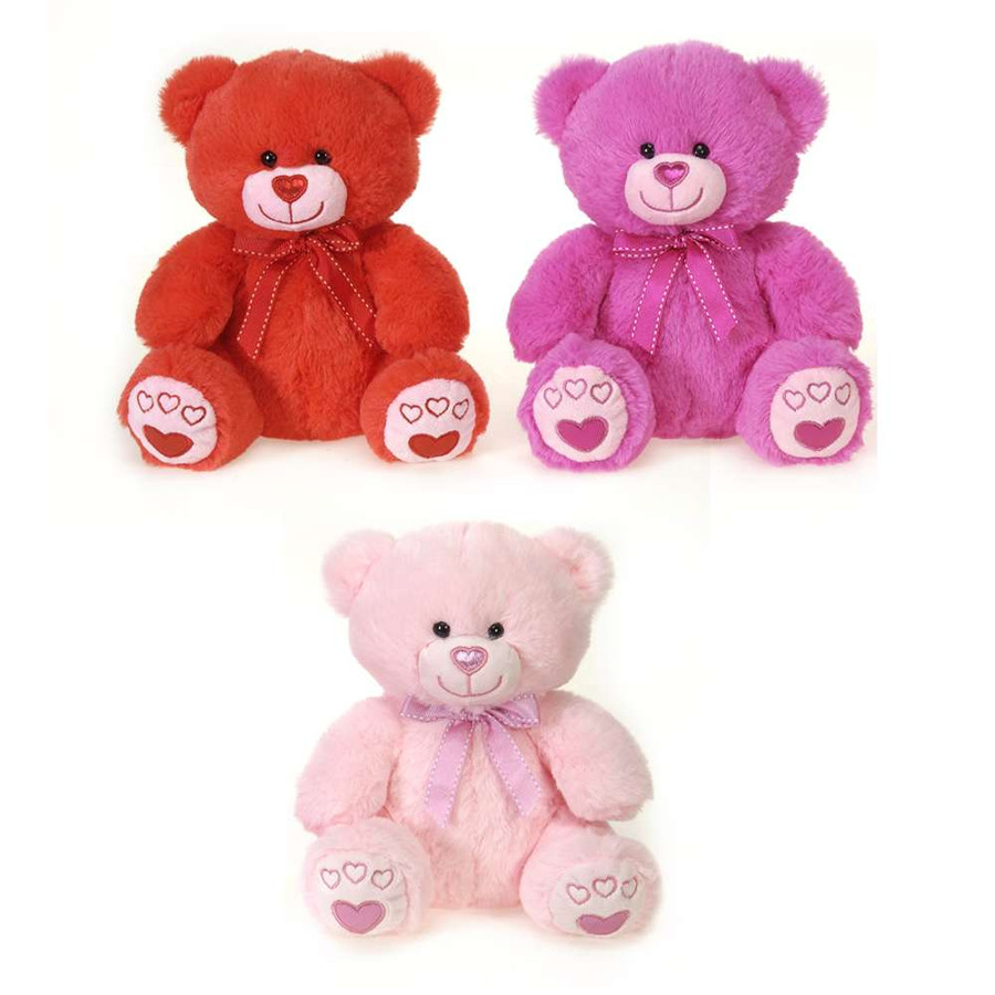 8.5in Sitting Valentine Bears Plush (Assorted)