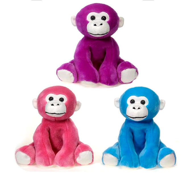 9.5in Tall Sitting Bears with Bows Plush (Assorted)