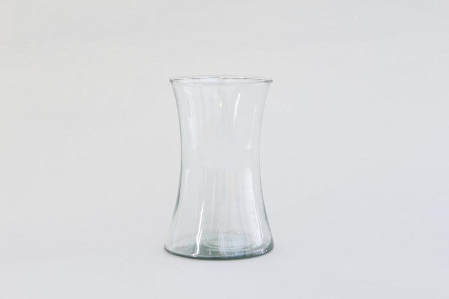 8in Tall Gathering Vase - Recycled Glass